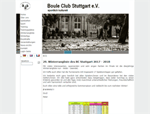 Tablet Screenshot of bouleclub-stuttgart.de